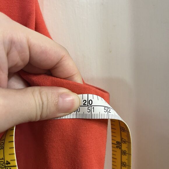 Talbots Dress Knit Stretch Size 14 Career Cocktail Casual Red - Picture 6 of 8